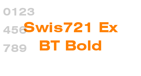 Swis721 Ex BT Bold