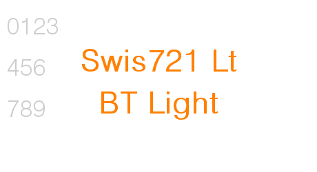 Swis721 Lt BT Light