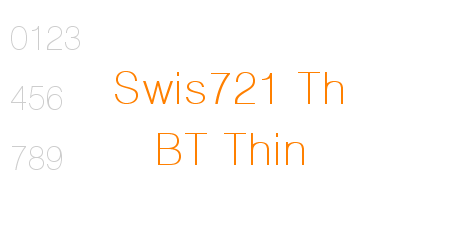 Swis721 Th BT Thin