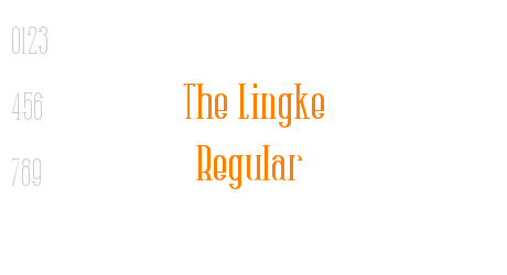 The Lingke Regular
