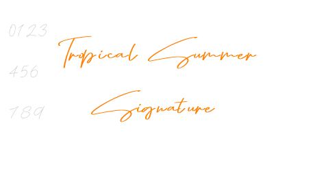 Tropical Summer Signature