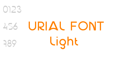 URIAL FONT Light