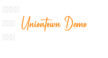 Uniontown Demo