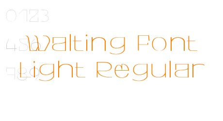 Walting Font Light Regular