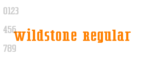 Wildstone Regular
