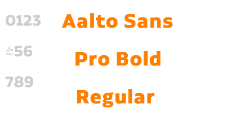Aalto Sans Pro Bold Regular