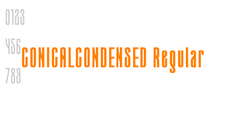 CONICALCONDENSED Regular
