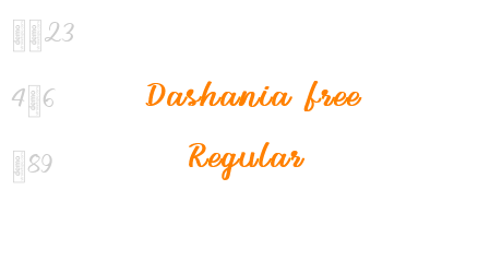 Dashania free Regular
