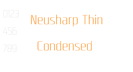 Neusharp Thin Condensed