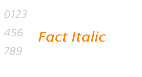 Fact Italic
