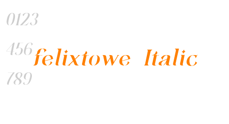 felixtowe Italic