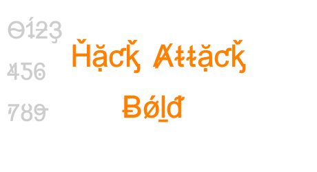Hack Attack Bold