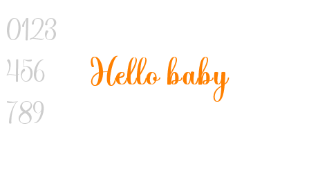 Hello baby