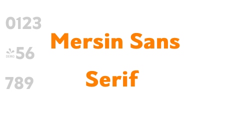 Mersin Sans Serif