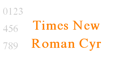 Times New Roman Cyr