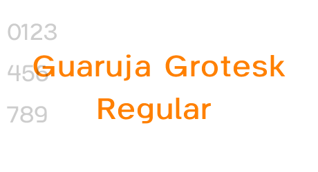 Guaruja Grotesk Regular