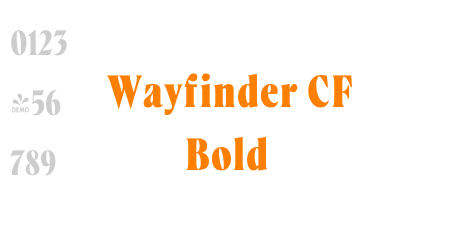 Wayfinder CF Bold