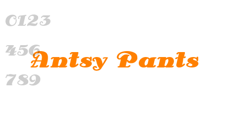 Antsy Pants
