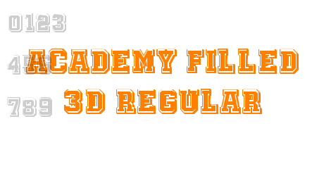 Academy Filled 3D Regular