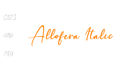 Allofera Italic