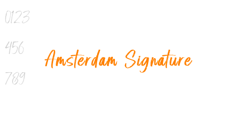 Amsterdam Signature