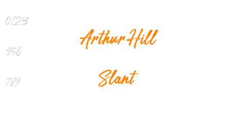 Arthur Hill Slant