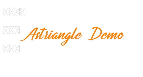 Astriangle Demo