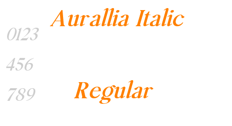 Aurallia Italic Regular