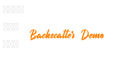 Backscatter Demo