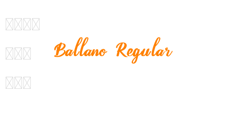 Ballano Regular
