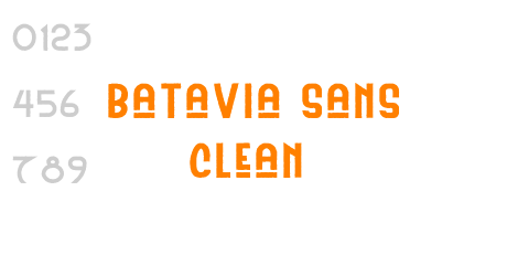 Batavia Sans Clean