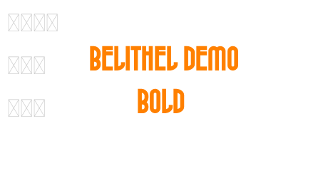 Belithel Demo Bold