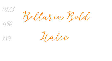 Bellaria Bold Italic