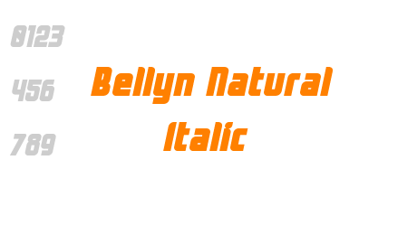 Bellyn Natural Italic