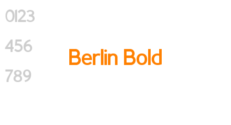 Berlin Bold