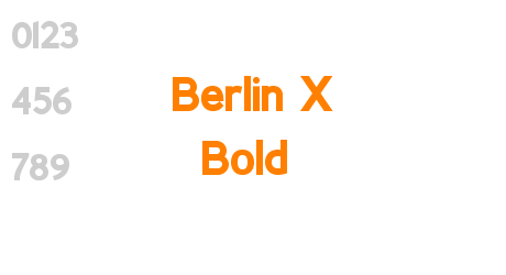 Berlin X Bold