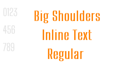 Big Shoulders Inline Text Regular