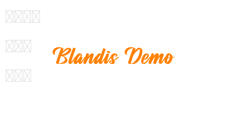 Blandis Demo