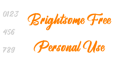 Brightsome Free Personal Use