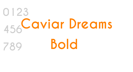 Caviar Dreams Bold