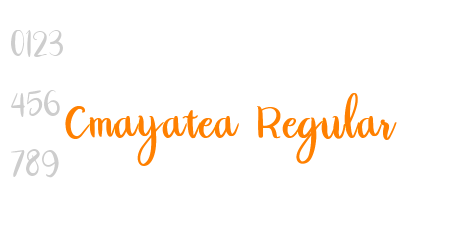 Cmayatea Regular