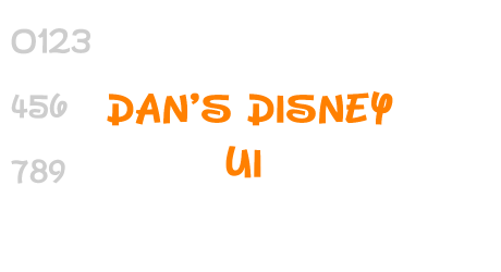 Dan’s Disney UI