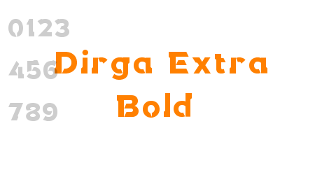 Dirga Extra Bold