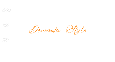 Dramatic Style