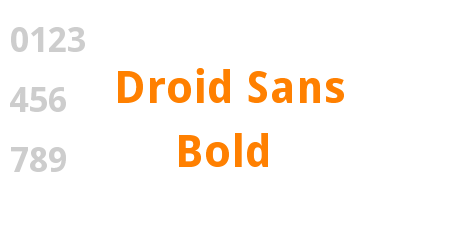 Droid Sans Bold