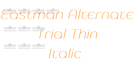 Eastman Alternate Trial Thin Italic