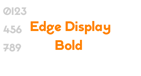 Edge Display Bold
