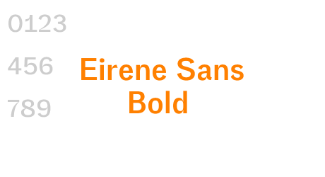 Eirene Sans Bold