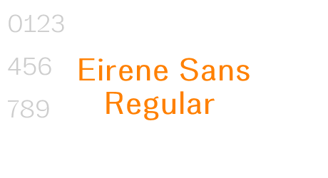 Eirene Sans Regular
