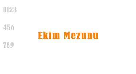Ekim Mezunu